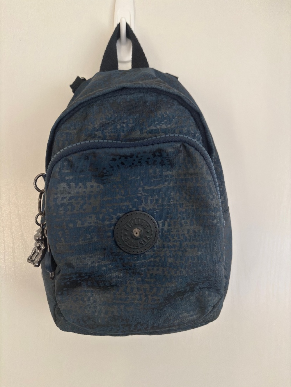 Kipling Delia Compact Convertible Mini Backpack Blue Eclipse